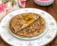 Stuffed Yellow Moong Dal And Onion Paratha Recipe 