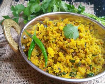 Telangana Style Barada Palya Recipe - Chana Dal Dry Sabzi