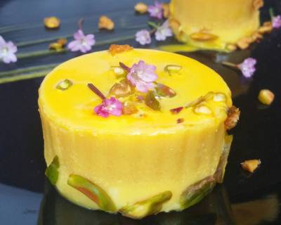 Sandesh Panna Cotta Recipe