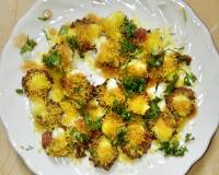 Karela Dahi Puri Recipe - A Chatpata Chaat Made From Bitter Gourd