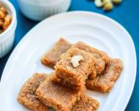 Coconut Jaggery Burfi Recipe 