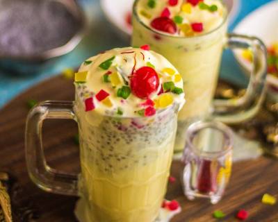 Kesar Pista Falooda Recipe