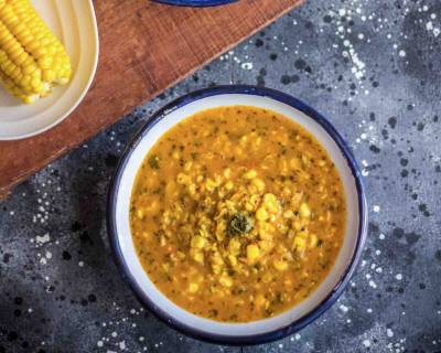 Corn Methi Malai Gravy Recipe