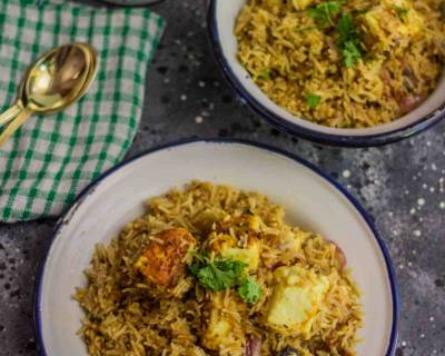 Paneer Tikka Pulao Recipe