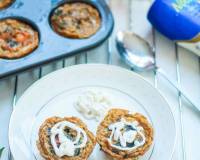 पालक और अंडे का मफिन रेसिपी - Spinach Egg Muffins Recipe
