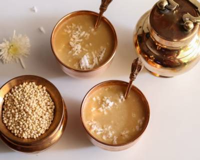 Sweet Ulundhu Kanji Recipe | Urad Dal Porridge
