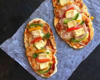 Paneer Naan Pizza Recipe