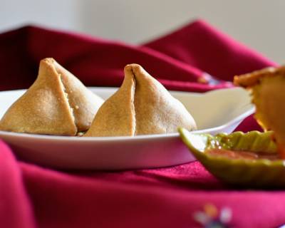 Baked Cauliflower Samosa Recipe