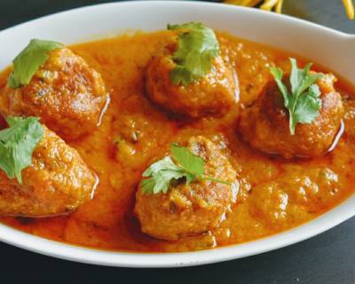 Kancha Peper Kofta Curry Recipe-Bengali Green Papaya Kofta Sabzi