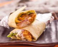 Crunchy Falafel Wrap With Garlic Mayo