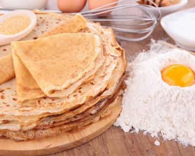 Homemade Whole Wheat Crepes Recipe