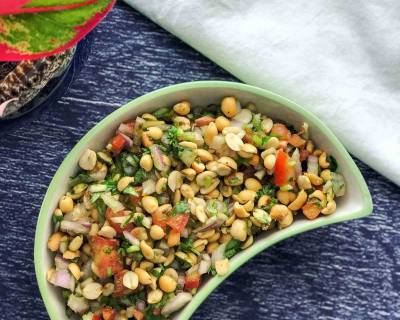 Chatpata Peanut Salad - Peanut Chaat Recipe