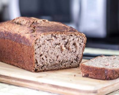 Eggless Ragi Banana Bread Recipe-Finger Millet & Whole Wheat Banana Cake