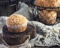 Oats and Coconut Muffins Recipe - Spiced with Chai Masala