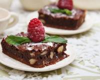 Rich Chocolate Almond Brownie Recipe