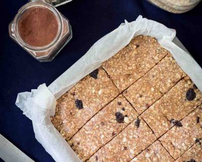 No Bake Peanut Butter Granola Bars Recipe