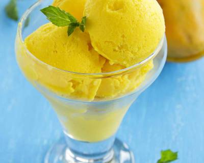 Homemade Mango Ice Cream Recipe