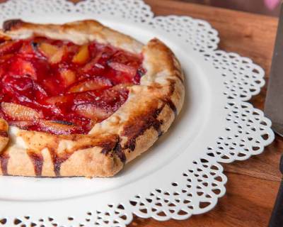 Plum Galette Recipe With A Flaky Whole Wheat Pie Crust