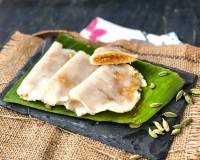 Ella Ada Recipe-Steamed Rice Pancakes With Coconut & Jaggery Filling