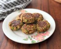 Broccoli Peanut Oats Tikki Recipe