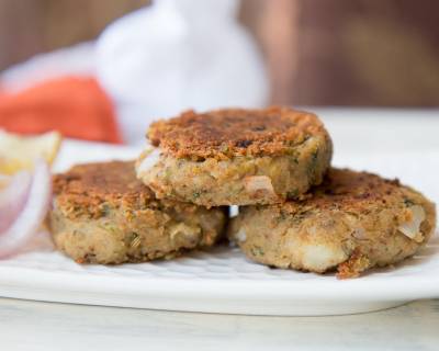 Vegetarian Shami Kebab Recipe (Chane Ke Kebab)