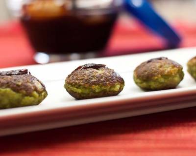 Vegetarian Hariyali Malai Kebab