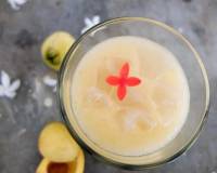 Ice-Apple And Plum Rose Juice Recipe 