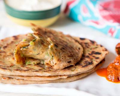 Tofu & Capsicum Paratha Recipe (Stuffed Tofu Flatbread)