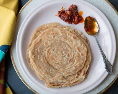 होल वीट लच्छा पराठा रेसिपी - Whole Wheat Lachha Paratha Recipe