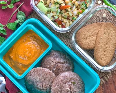 Britannia Nutrichoice Nutri Dabba 9: Peanut Salad, Ragi Rava Idli-Chutney & NutriChoice 5 Grain Digestive Biscuits