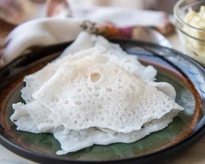 Mangalorean Neer Dosa Recipe-Savory Rice & Coconut Crepe