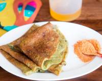 The Oat and Green Moong Dal Pesarattu-Savory Lentil Crepe Recipe