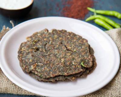 Drumstick Leaves Ragi Roti Recipe - Moringa Millet Flat Bread