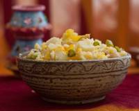 Gujarati Batata Pulao Recipe - Sweet And Spicy Pulao With Lentils And Potatoes