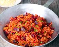 Beetroot Rice Recipe - Beetroot Pulao