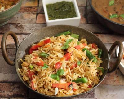 Kadai Beans And Carrot Pulao Recipe