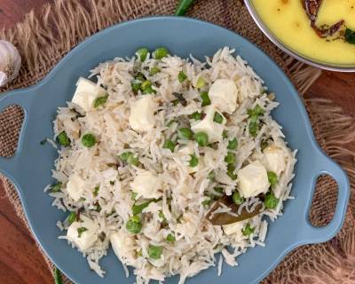 Paneer Matar Pulao Recipe