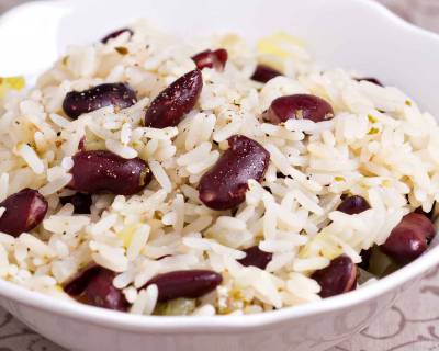Spiced Rajma Pulao Recipe - Spiced Kidney Bean Rice