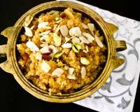 Moong Dal Halwa Recipe (A Low Calorie Version)