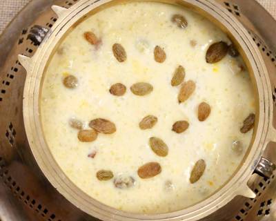 Paal Payasam Recipe - Rice Kheer/Pudding 