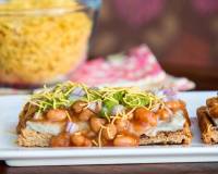 Baked Beans & Potatoes Chaat Recipe