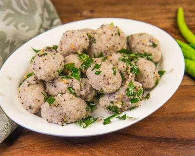 Brown Rice Kozhukattai Recipe - Savory Brown Rice Dumplings