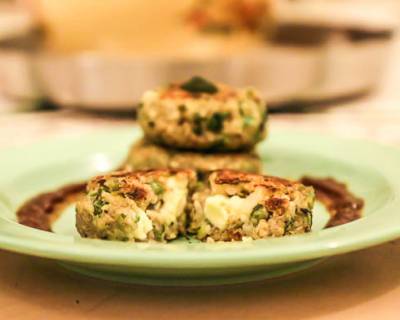 Paneer Stuffed Millet Patties Recipe 