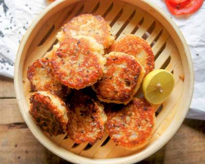 Sesame Bread Patties Recipe (Bread Cutlets)