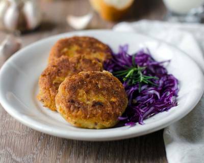 Tofu and Chickpea Patty Recipe (Cutlets)