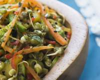 Moong Sprouts Usal Recipe 
