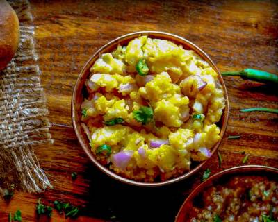 Bihari Style Aloo Ka Chokha Recipe - Spiced & Mashed Potatoes With Mustard Oil