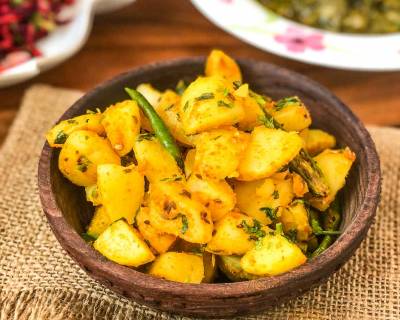 Jeera Aloo Sabzi - Roasted Potatoes With Cumin Seeds 