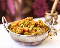 Kadai Vegetable Sabzi Recipe (Mixed Vegetable Saute with Spices)