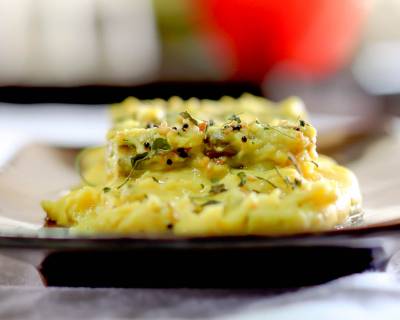 Saragva Nu Lot Valu Shaak - Gujarati Besan Drumstick Sabzi